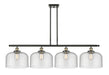 Innovations - 916-4I-BAB-G74-L-LED - LED Island Pendant - Ballston - Black Antique Brass