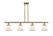 Innovations - 916-4I-BB-G41 - Four Light Island Pendant - Ballston - Brushed Brass