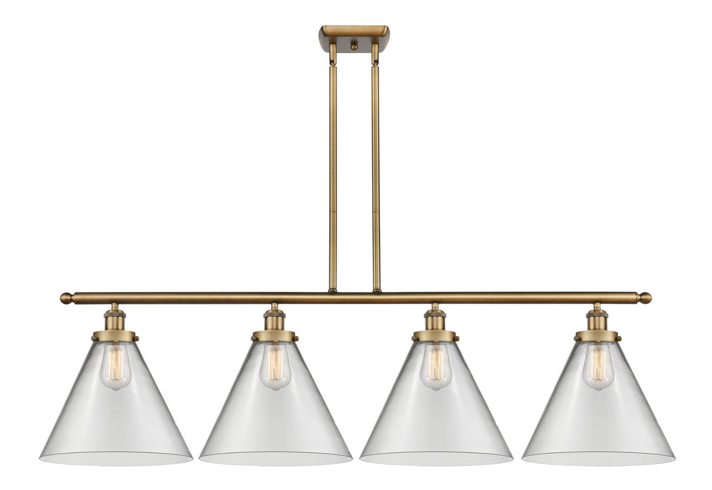 Innovations - 916-4I-BB-G42-L - Four Light Island Pendant - Ballston - Brushed Brass