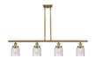 Innovations - 916-4I-BB-G54 - Four Light Island Pendant - Ballston - Brushed Brass
