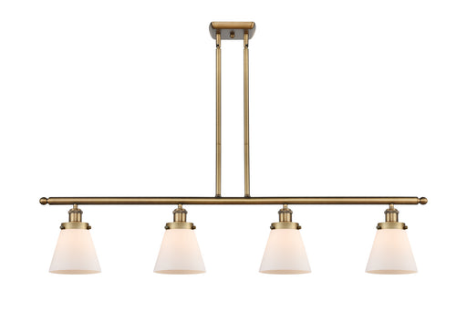 Innovations - 916-4I-BB-G61 - Four Light Island Pendant - Ballston - Brushed Brass