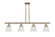 Innovations - 916-4I-BB-G64 - Four Light Island Pendant - Ballston - Brushed Brass