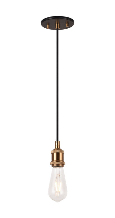 Matteo Lighting - C46100AG - One Light Pendant - Bulstrode`S Workshop - Aged Gold Brass