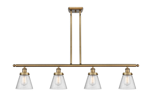 Innovations - 916-4I-BB-G64-LED - LED Island Pendant - Ballston - Brushed Brass