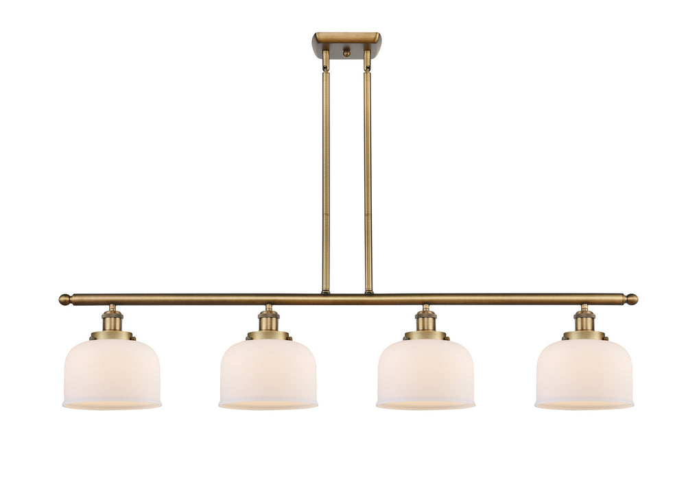 Innovations - 916-4I-BB-G71 - Four Light Island Pendant - Ballston - Brushed Brass