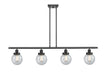Innovations - 916-4I-BK-G204-6-LED - LED Island Pendant - Ballston - Matte Black