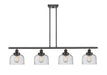 Innovations - 916-4I-BK-G74 - Four Light Island Pendant - Ballston - Matte Black