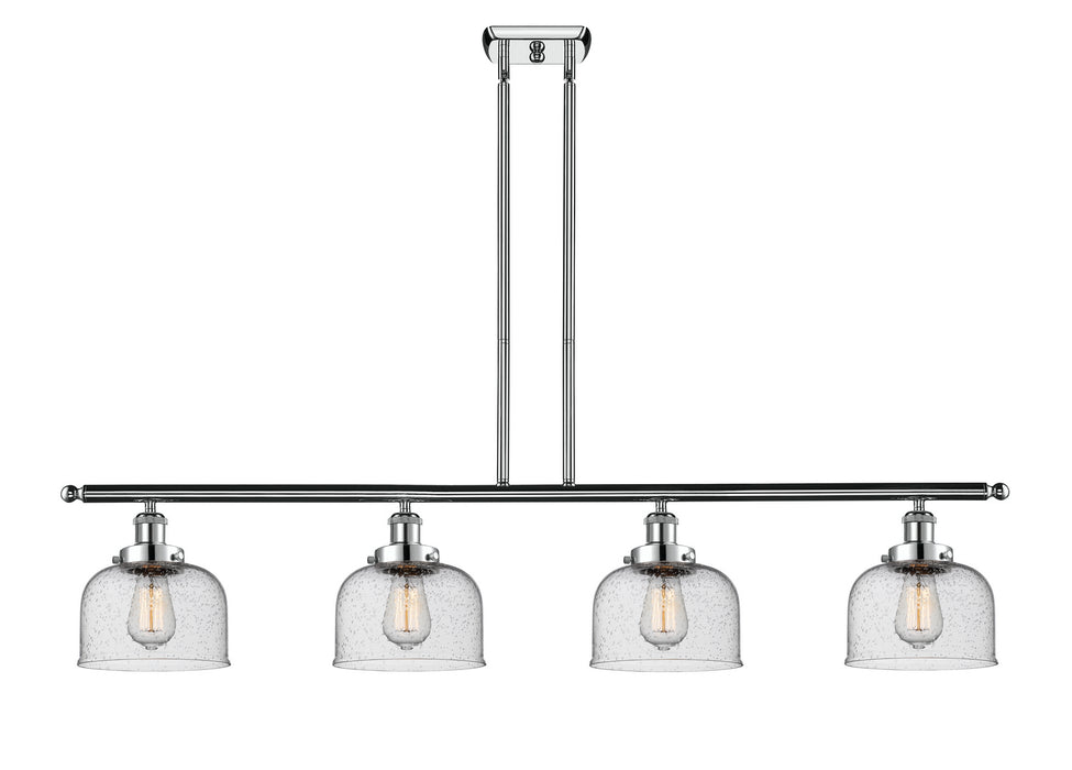 Innovations - 916-4I-PC-G74 - Four Light Island Pendant - Ballston - Polished Chrome