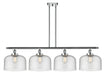 Innovations - 916-4I-PC-G74-L - Four Light Island Pendant - Ballston - Polished Chrome