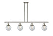 Innovations - 916-4I-PN-G204-6 - Four Light Island Pendant - Ballston - Polished Nickel