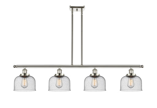 Innovations - 916-4I-PN-G74 - Four Light Island Pendant - Ballston - Polished Nickel