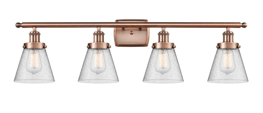 Innovations - 916-4W-AC-G64-LED - LED Bath Vanity - Ballston - Antique Copper