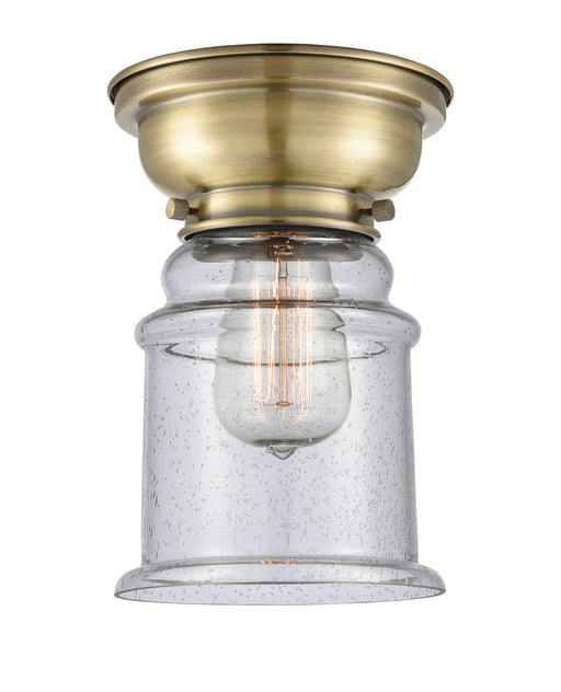 Innovations - 623-1F-AB-G184 - One Light Flush Mount - Aditi - Antique Brass