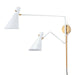 Regina Andrew - 15-1135WTNB - Two Light Wall Sconce - White