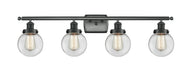 Innovations - 916-4W-BK-G202-6-LED - LED Bath Vanity - Ballston - Matte Black