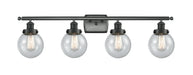 Innovations - 916-4W-BK-G204-6-LED - LED Bath Vanity - Ballston - Matte Black