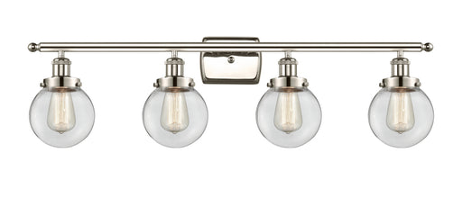 Ballston Urban Four Light Bath Vanity Polished Nickel