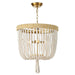 Regina Andrew - 16-1222WT - Three Light Chandelier - White