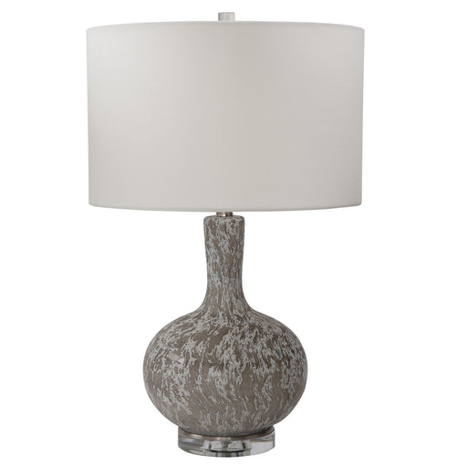 Uttermost - 28483-1 - One Light Table Lamp - Turbulence - Brushed Nickel