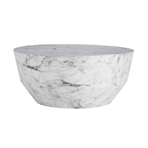 Arteriors - 5639 - Cocktail Table - White Faux Marble