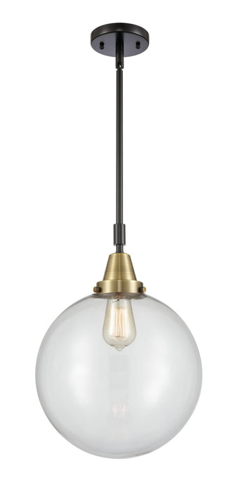 Innovations - 447-1S-BAB-G201-12 - One Light Mini Pendant - Franklin Restoration - Black Antique Brass