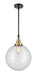 Innovations - 447-1S-BAB-G201-12 - One Light Mini Pendant - Franklin Restoration - Black Antique Brass