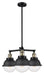 Innovations - 207-BAB-HFS-62-BK-LED - LED Chandelier - Franklin Restoration - Matte Black
