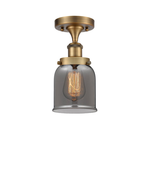 Innovations - 916-1C-BB-G53 - One Light Semi-Flush Mount - Ballston - Brushed Brass