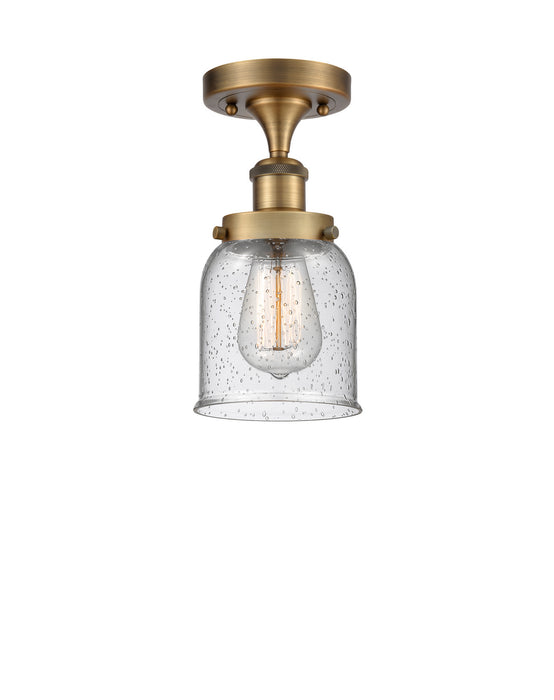 Innovations - 916-1C-BB-G54 - One Light Semi-Flush Mount - Ballston - Brushed Brass