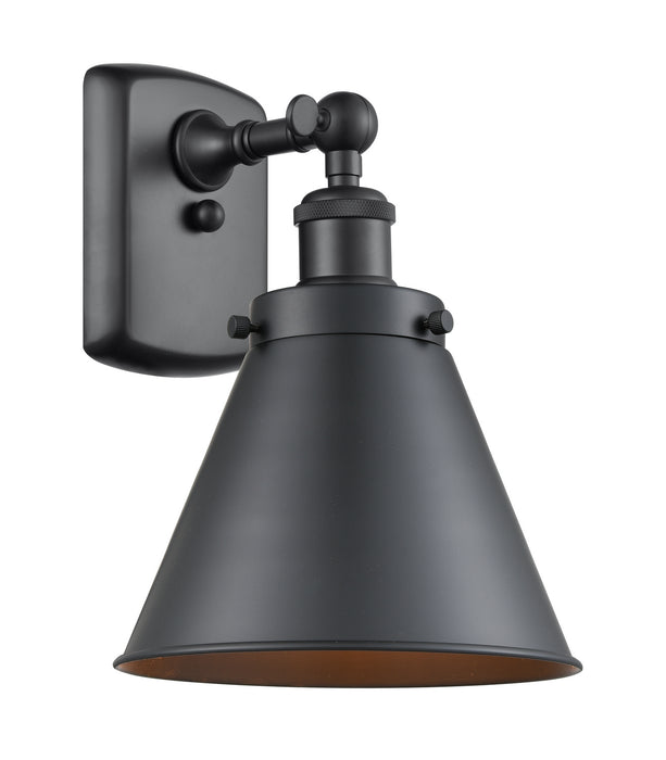 Innovations - 916-1W-BK-M13 - One Light Wall Sconce - Ballston - Matte Black