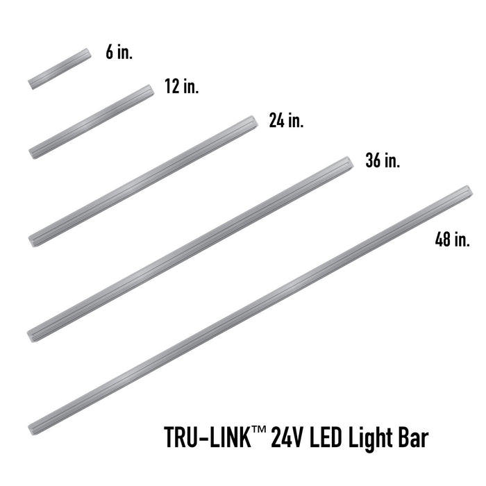 Diode LED - DI-24V-TR30-48-SV - Light Bar - Silver