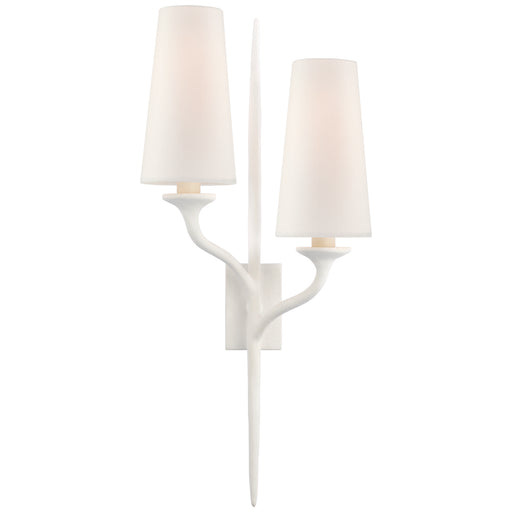 Visual Comfort - JN 2076PW-L - Two Light Wall Sconce - Iberia - Plaster White