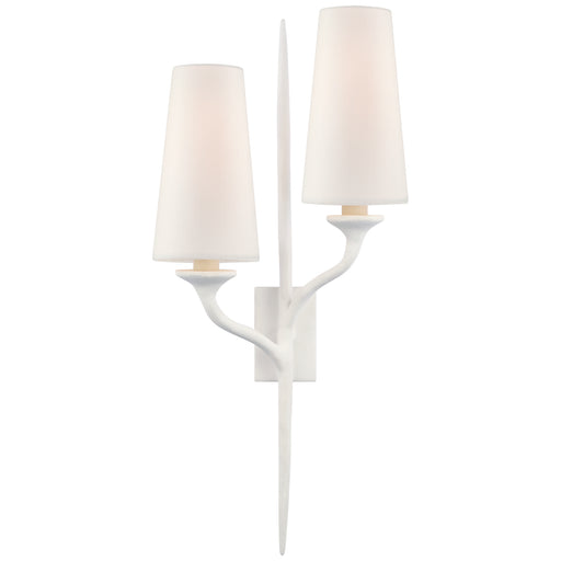 Visual Comfort - JN 2077PW-L - Two Light Wall Sconce - Iberia - Plaster White