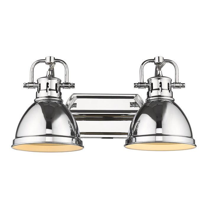 Golden - 3602-BA2 CH-CH - Two Light Bath Vanity - Chrome