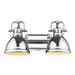 Golden - 3602-BA2 CH-CH - Two Light Bath Vanity - Chrome