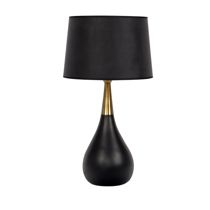Craftmade - 86222 - One Light Table Lamp - Table Lamp - Flat Black/Satin Brass