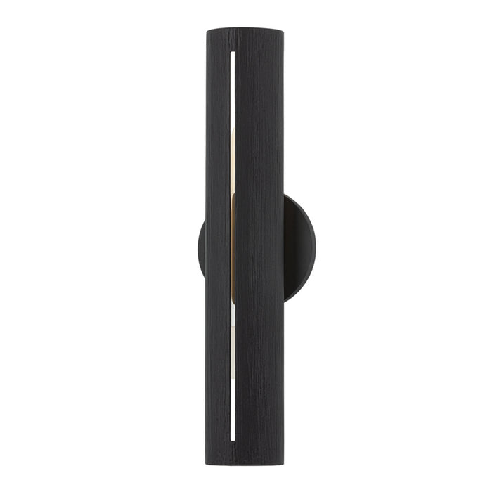 Troy Lighting - B7881-TBK - One Light Wall Sconce - Brandon - Textured Black And Soft Black Combo