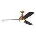Monte Carlo - 3HCKR60HABD - 60``Ceiling Fan - Hicks 60 - Hand-Rubbed Antique Brass