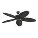 Generation Lighting - 5CU52BK - 52``Ceiling Fan - Cruise 52 - Matte Black