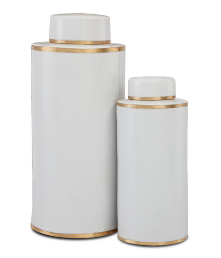 Ivory Canister Set of 2