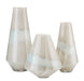 Currey and Company - 1200-0445 - Vase Set of 3 - Floating - Light Gray/White