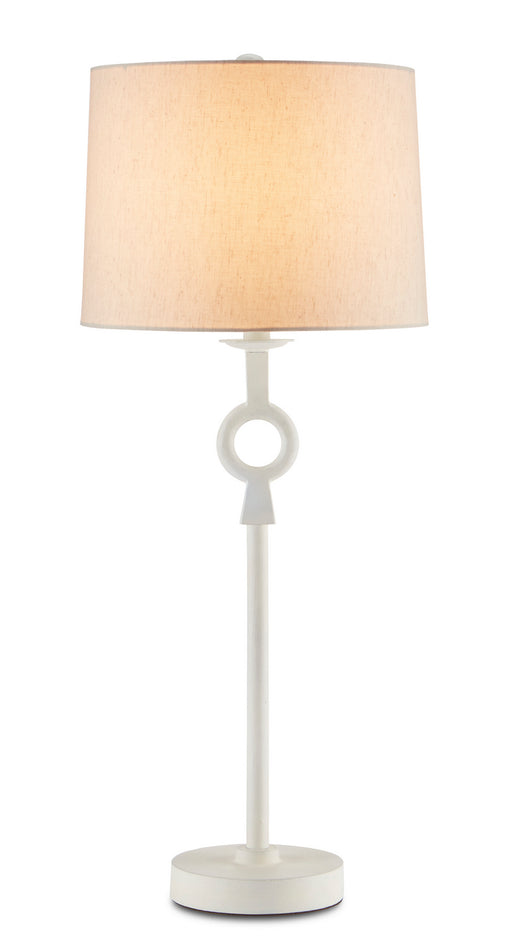 Currey and Company - 6000-0696 - One Light Table Lamp - Germaine - White