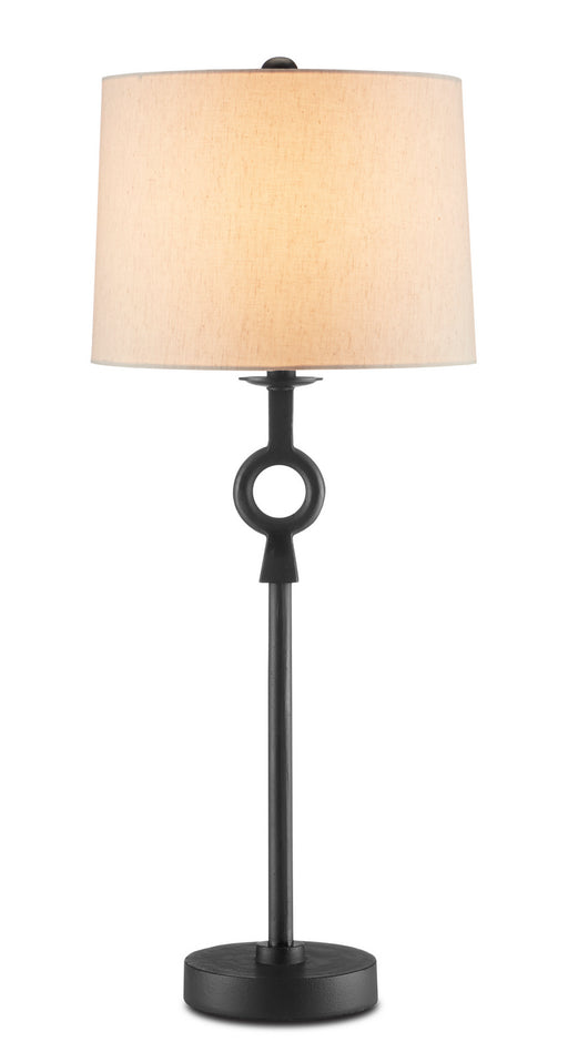 Currey and Company - 6000-0697 - One Light Table Lamp - Germaine - Black