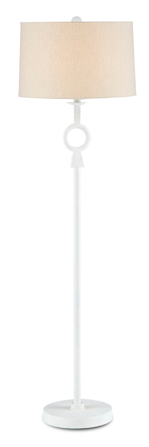 Currey and Company - 8000-0092 - One Light Floor Lamp - Germaine - White