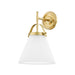 Hudson Valley - 9610-AGB - One Light Wall Sconce - Aldridge - Aged Brass