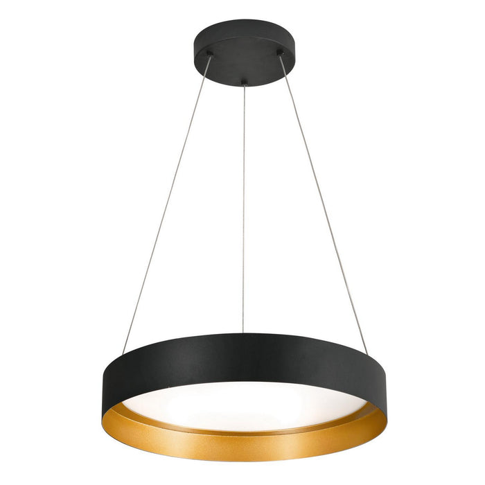 AFX Lighting - RVP20L30D1BKGD - LED Pendant - Reveal - Black & Gold