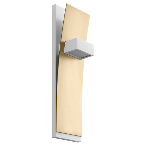 Oxygen - 3-400-640 - LED Wall Sconce - Dario - White/Aged Brass