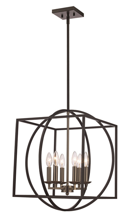Trans Globe Imports - 11186 BN-BK - Mid. Chandeliers - Candle