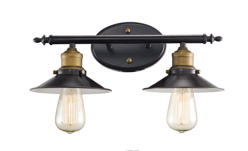 Trans Globe Imports - 20512 ROB - Two Light Vanity Bar - Griswald - Rubbed Oil Bronze