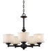 Trans Globe Imports - 70728 ROB - Five Light Chandelier - Cahill - Rubbed Oil Bronze